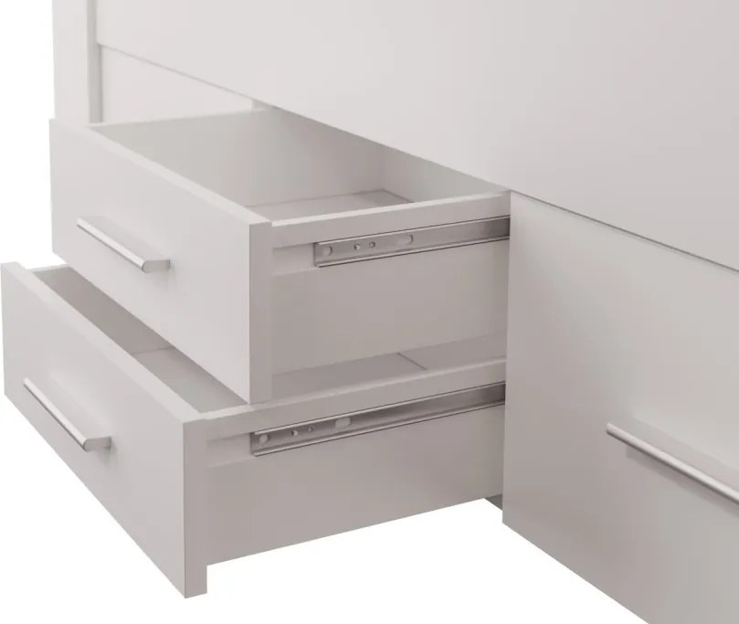 Postel Iwetta 140x200 cm, biela