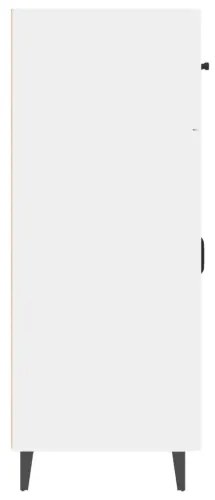 vidaXL Komoda biela 69,5x34x90 cm spracované drevo-