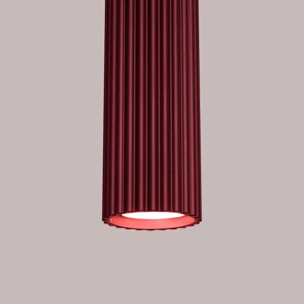 Brilagi - LED luster na lanku CRESTO 1xGU10/10W/230V bordová