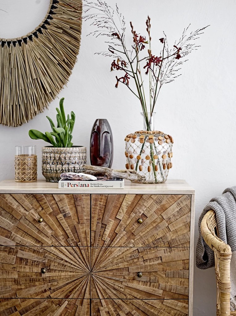 Bloomingville Prehoz z recyklovanej bavlny Nature 160 × 130 cm