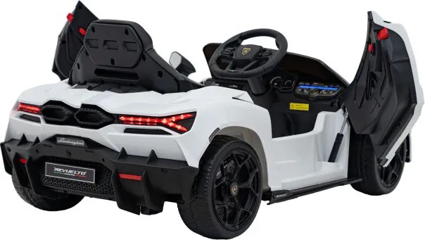 Elektrické autíčko Lamborghini Revuelto biele