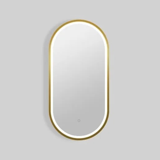 Zrkadlo so senzorom SAT Aurum 40x80 cm brúsené zlato SATZAUR4080BZ