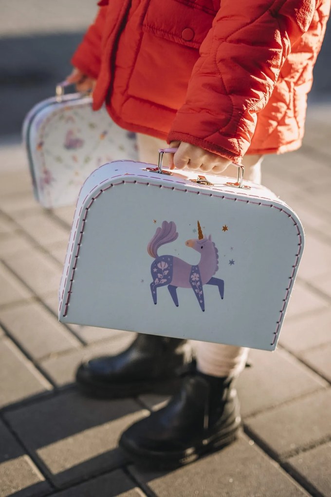 Bella Rose Detský kufrík Jednorožec – set 2 ks