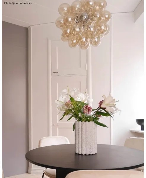 ByRydens 4200440-5503 - Luster na lanku GROSS 8xG9/4W/230V dymová/hnedá