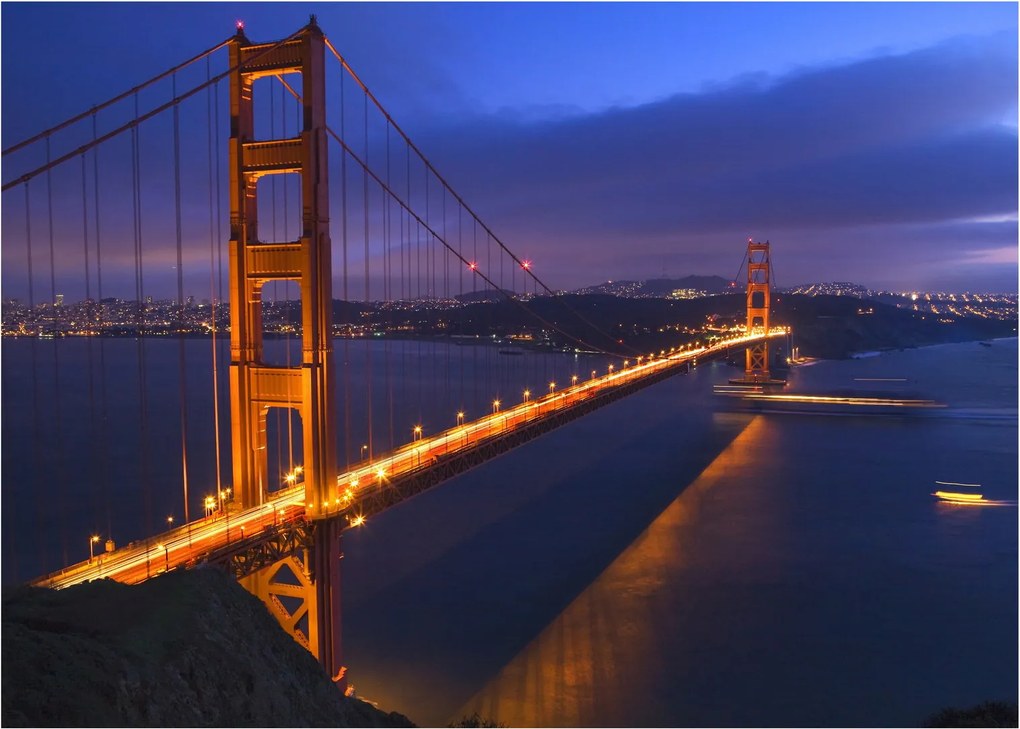 Obraz - Golden Gate Bridge (70x50 cm)