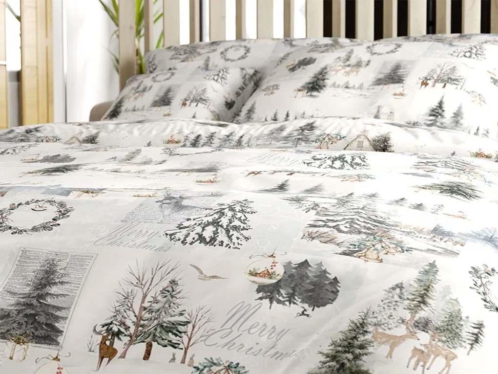 Bavlnené obliečky WINTER WHISPER farebné Rozmer obliečky: 70 x 90 cm | 140 x 200 cm