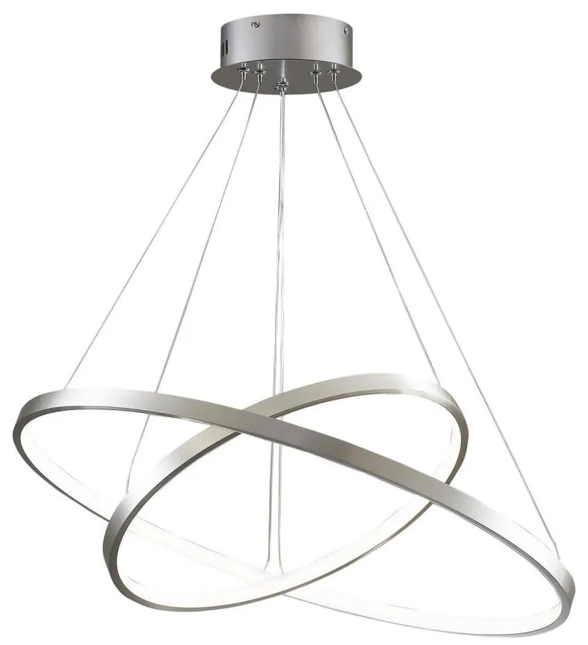 Polux LED Luster na lanku LEA LED/35W/230V 4000K pr. 60 cm chróm SA2253