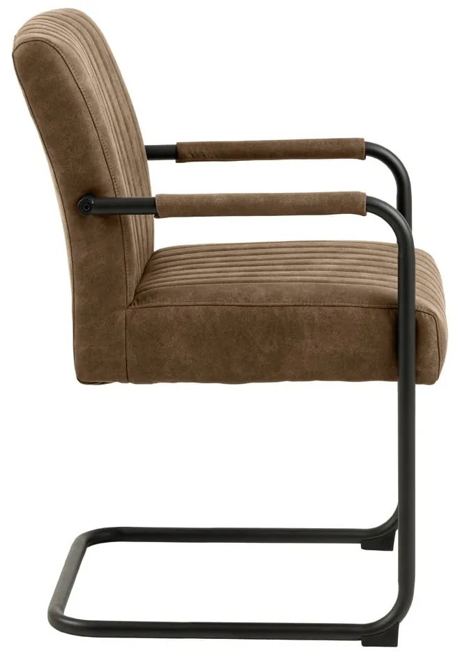 Hnedé jedálenské stoličky v súprave 2 ks Adele – Actona