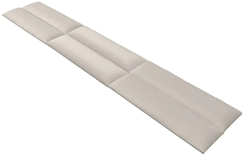 Čalúnený nástenný panel FRAME PAROS 15x90 cm Farba: Krémová
