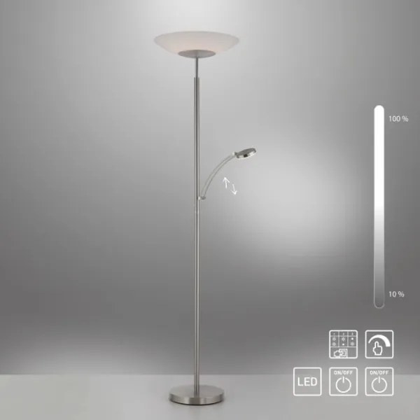 Paul Neuhaus 655-55-LED Stmievateľná stojacia lampa ALFRED 1xLED/28W+1xLED/4W/230V