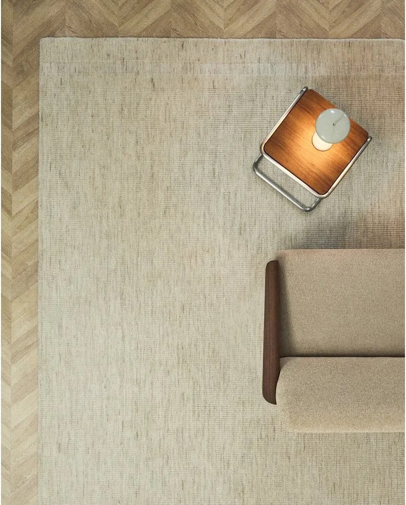 Krémový ručne tkaný vlnený koberec 160x230 cm Dalena – Kave Home