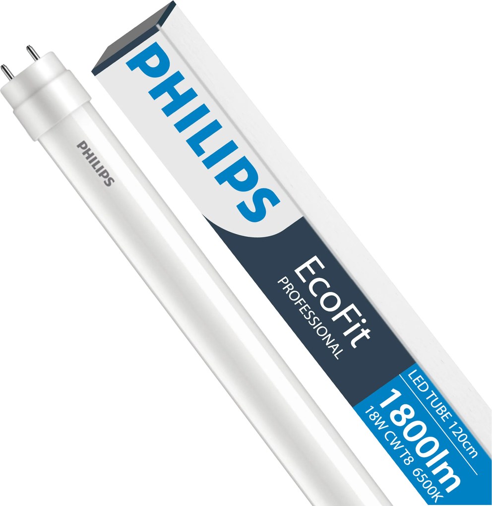 SADA 4x LED trubicové svetlo 120cm 18W 6500K 1800lm G13 Philips Cold
