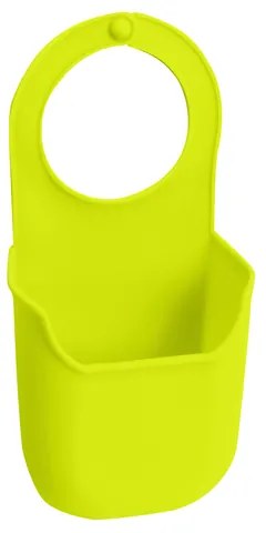 BISK Erga Basic, drezový silikónový držiak na špongiu 100x4x195 mm, žltá, ERG-07867