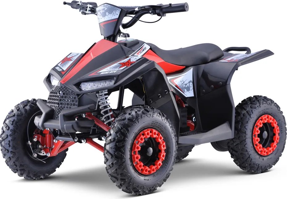 Ramiz Štvorkolka na batérie HIPERFECT Červená 35km/h + 1000W motor + Nafukovacie kolesá + Nastavenie sedadla