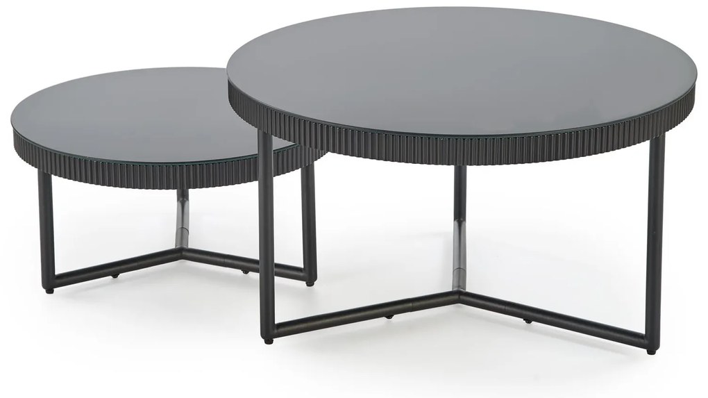Konferenčný stolík Cosmo 60 cm čierny