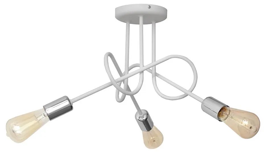 Prisadený luster OXFORD 3xE27/15W/230V biela