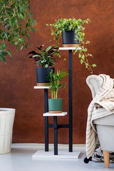 Stojan na kvety PEAK biely