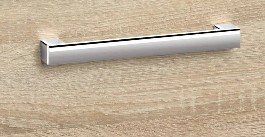 Aqualine Aqualine, VEGA Skrinka vysoká s košom 40x184x31cm, dub platin, VG980