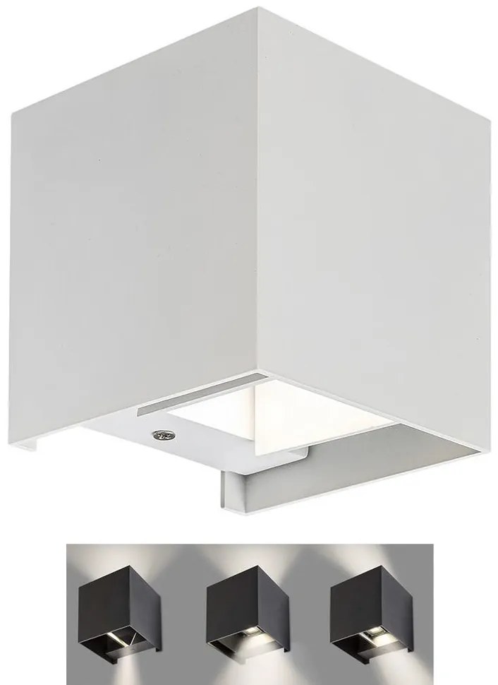 Rabalux 7397 - Vonkajšie nástenné svietidlo SOLIN 1xG9/42W/230V IP54 biela