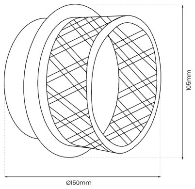 LED Nástenné svietidlo ELEGANCE LED/9W/230V zlatá