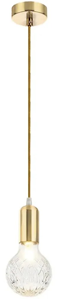 Stropné svietidlo Misha retro gold