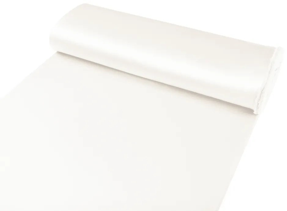 Biante Saténový záves LUX-052 Smotanovo biely 140x230 cm