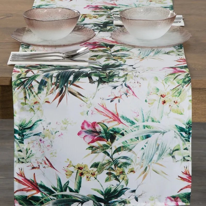 Dekorstudio Vodeodolný behúň na stôl GARDEN 31B - 40 x 140 cm