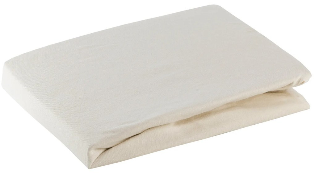JERSEY PRESTIERADLO 160X200 CM, VÝŠKA 30 CM BÉŽOVÉ