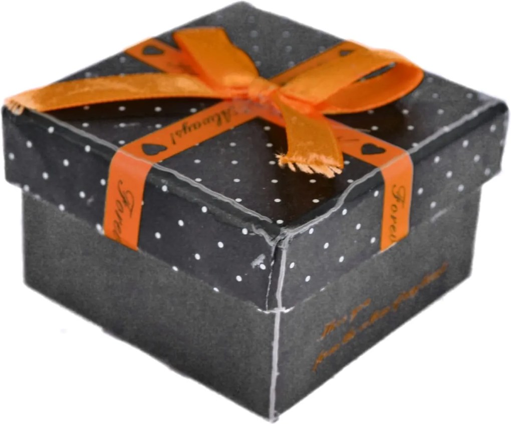 Darčeková krabica - malá, oranžová