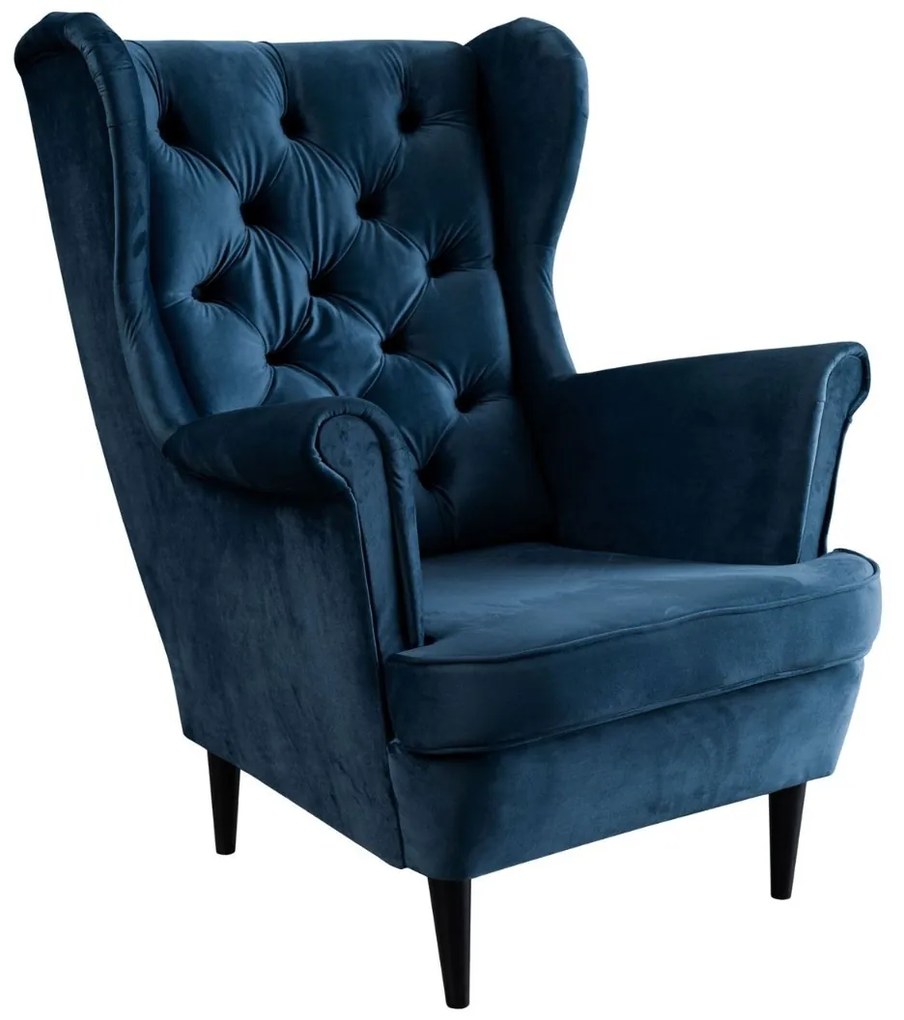 KRESLO UŠIAK BRUNO 2 CHESTERFIELD ROYAL VELVET 234