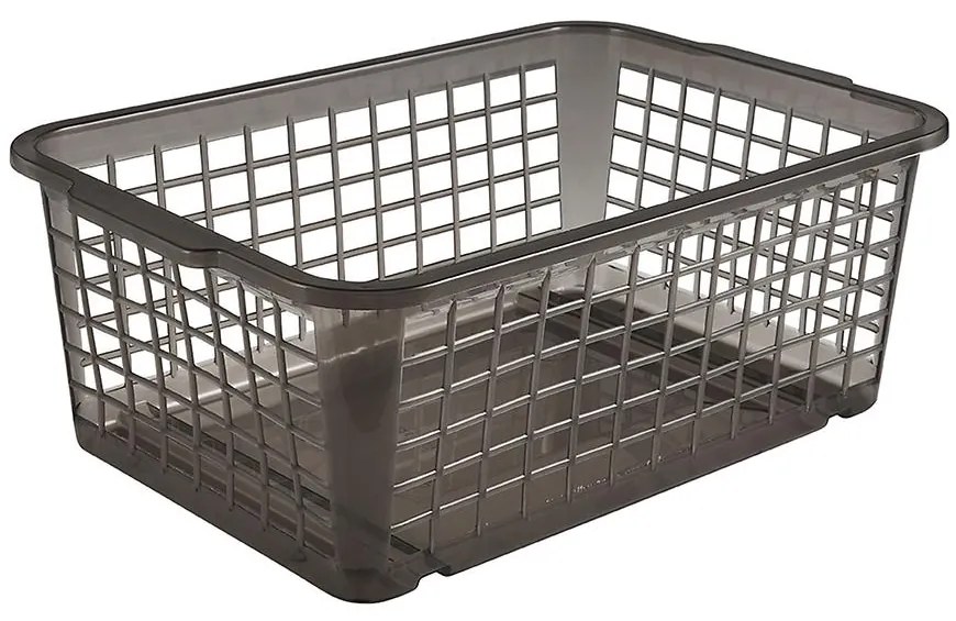 Nastaviteľný kôš veľký 30x20 sivý transpa. 30x20x11 827