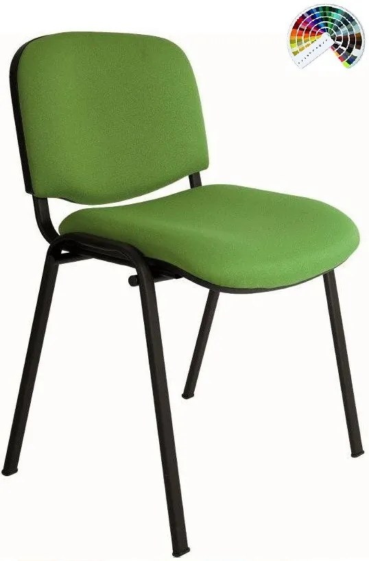 Konferenčná rokovacia stolička IMPERIA ISO čalúnenie KOŽENKA Valencia, Silvertex