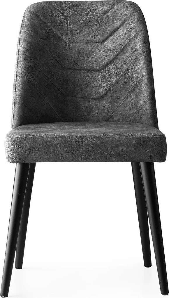 Sada 2 ks jídelních židlí Dallas 527 V2 antracitová