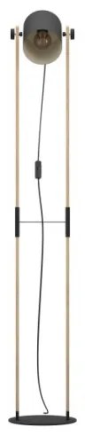 Eglo 43521 - Stojacia lampa HORNWOOD 1xE27/28W/230V