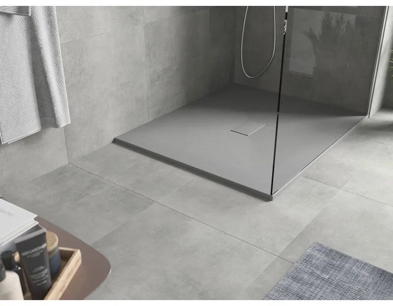 Mexen Hugo, SMC obdĺžniková sprchová vanička 120 x 100 cm, šedá, 42611012