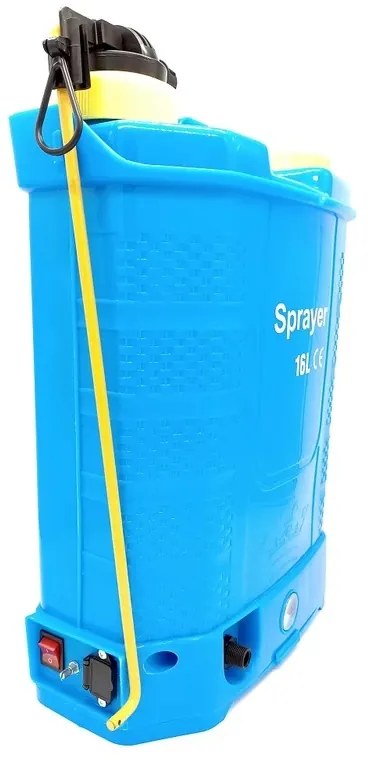 Akumulátorový postrekovač 2v1 KF-16C-47 s objemom 16 litrov s 5 rôznymi hlavami