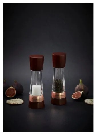 Cole&Mason - Sada mlynčekov na soľ a korenie DERWENT 2 ks 19 cm buk/hnedá