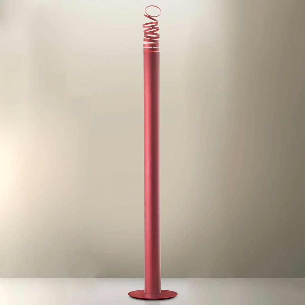 Stojaca LED lampa Artemide Decomposé, červená