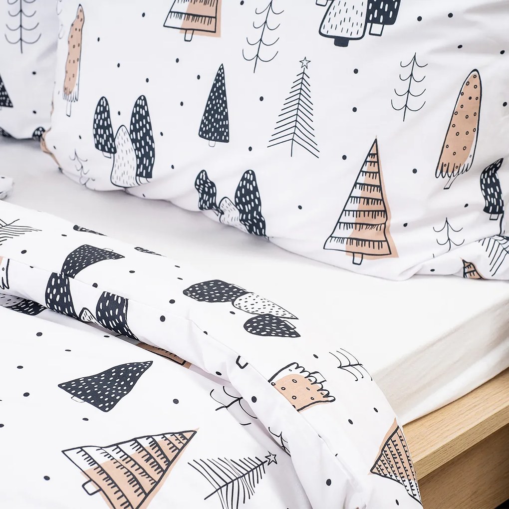 4Home Bavlnené obliečky Frugal Winterland, 220 x 200 cm, 2 ks 70 x 90 cm