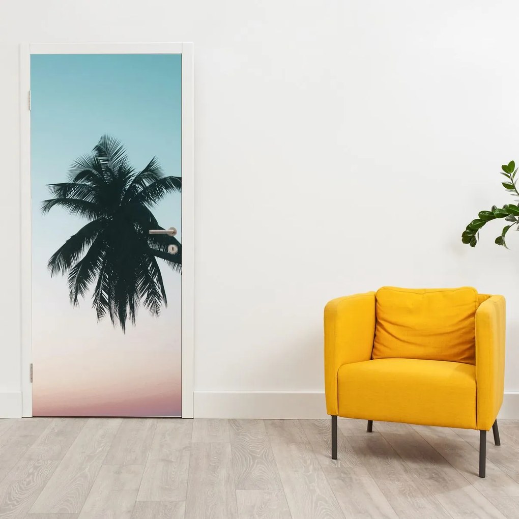 Fototapeta na dvere - Palma na Bali (95x205cm)