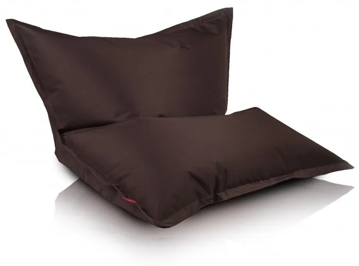 EF2040 Ecopuf Sedací vankúš Ecopuf - Pillow L polyester NC15 - Tmavo hnedá