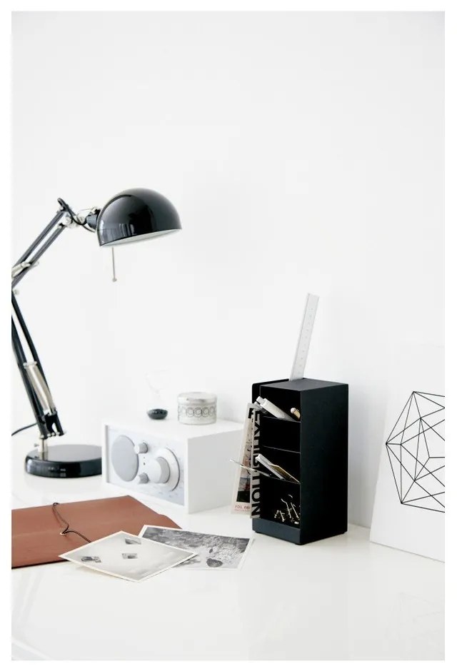 Čierny kancelársky stojanček YAMAZAKI Tower