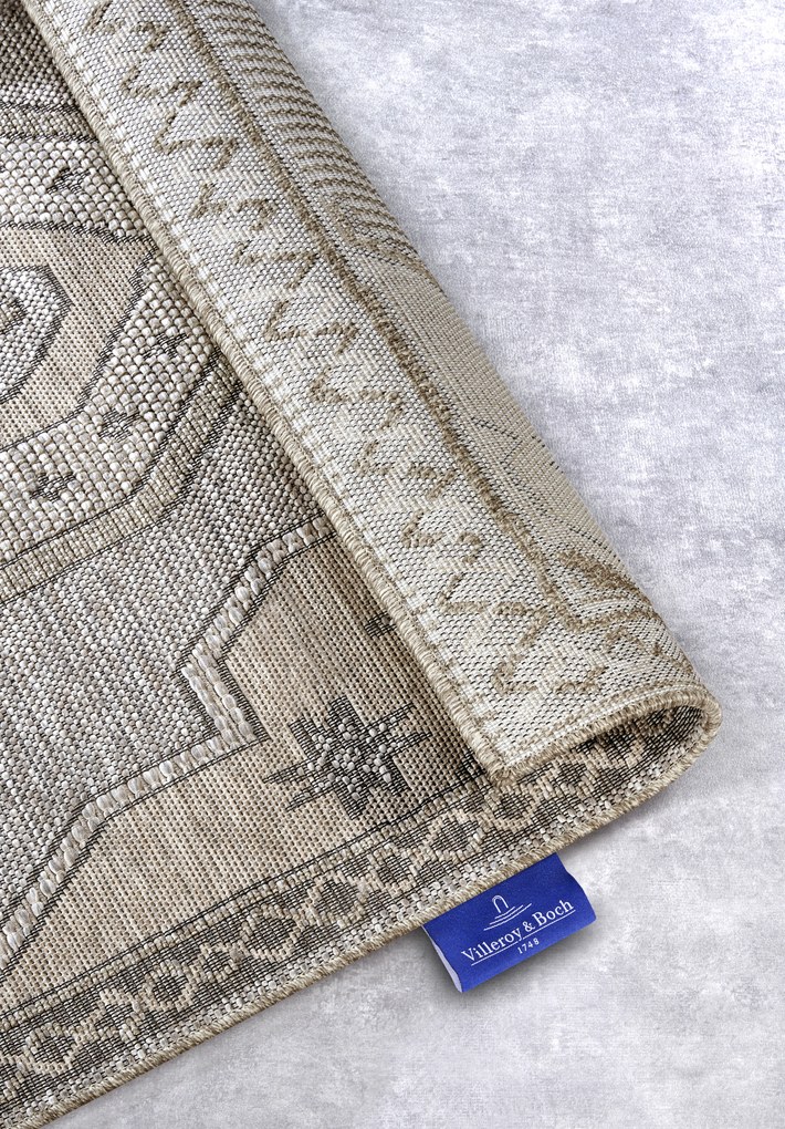 Kusový koberec Villeroy & Boch 106079 Brown – na von aj na doma, 190x290, hnedá, chodba / predsieň, Villeroy & Boch