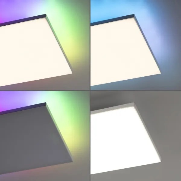 Leuchten Direkt 15561-16-LED RGB Stmievateľné stropné svietidlo CONRAD 27W/230V+DO