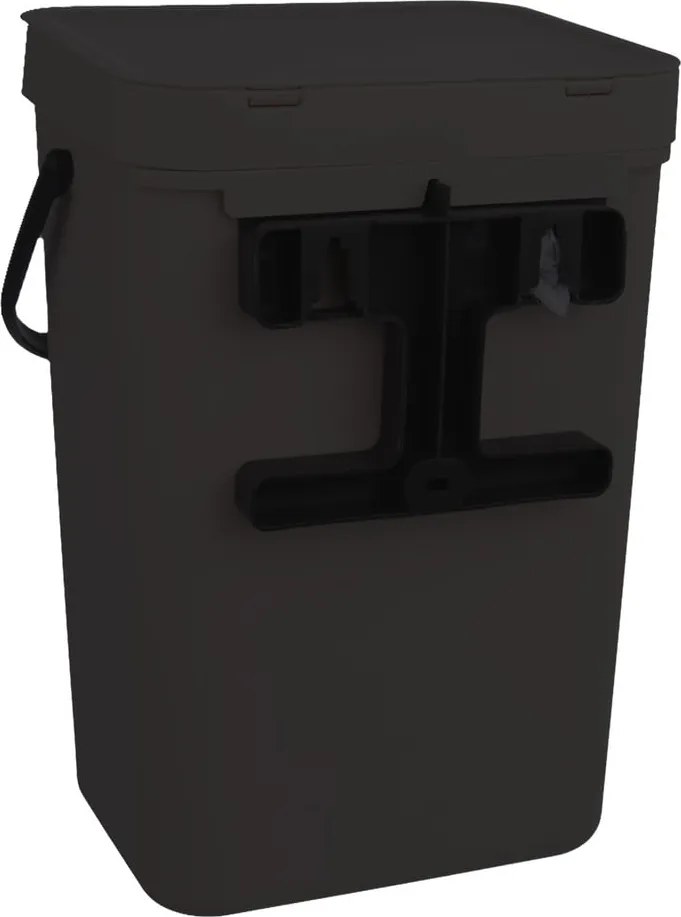 Čierny plastový odpadkový kôš 10 l – Orion