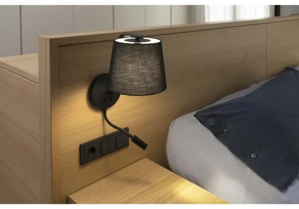 FARO 29330 - LED Nástenná lampička BERNI 1xE27/20W/230V + 1xLED/3W