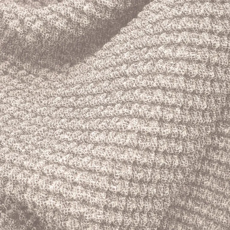 Super strečové poťahy RUBINIA smotanová taburetka (40 - 60 cm)