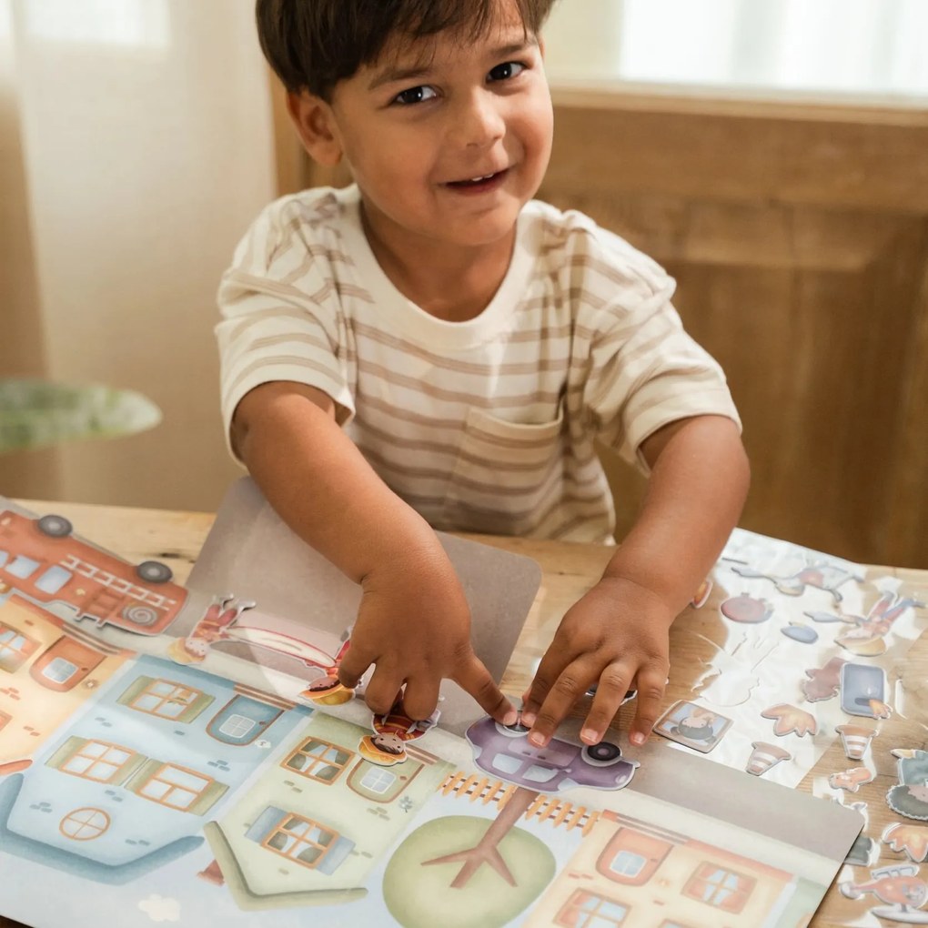 Knižka so samolepkami Hasičská stanica Jim