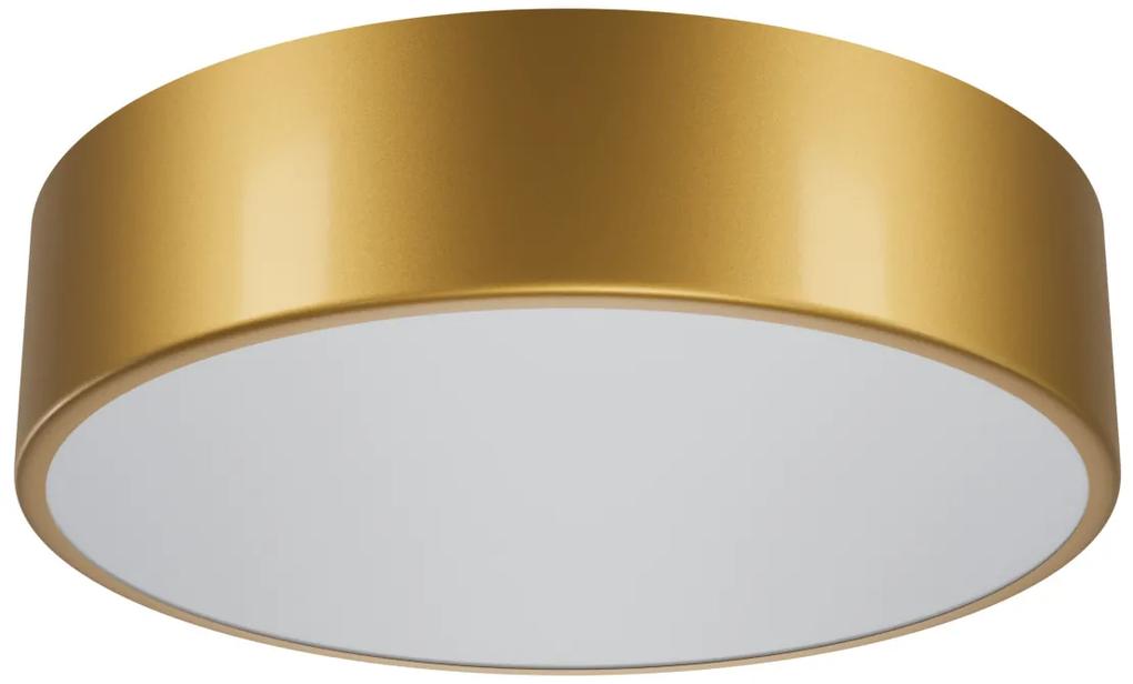 TEMAR Prisadené stropné LED osvetlenie LED CLEO, 24W, denná biela, 30cm, okrúhle, zlaté