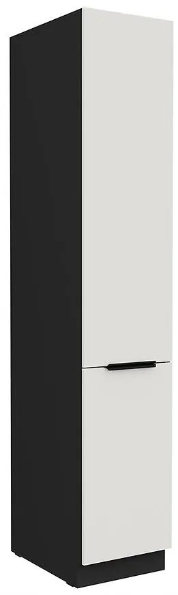 Kuchynská skrinka Aria-Wh/Bl Anti Fingerprint 40dk-210 2f